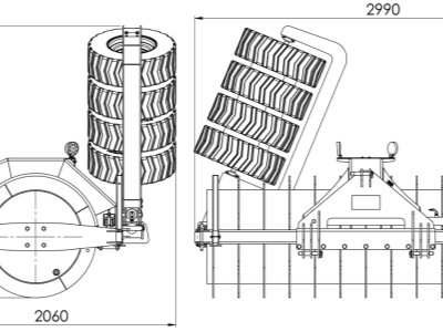 Dusací válec WAL SNR 3000