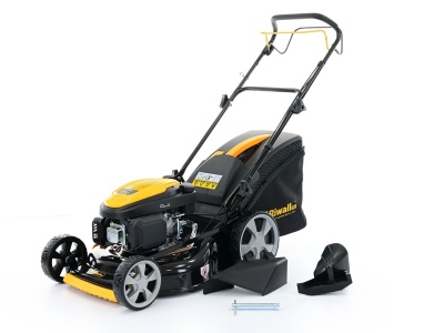 Riwall PRO RPM 5155 PRO - multifunkční travní sekačka 4 v 1 s benzinovým motorem a pojezdem