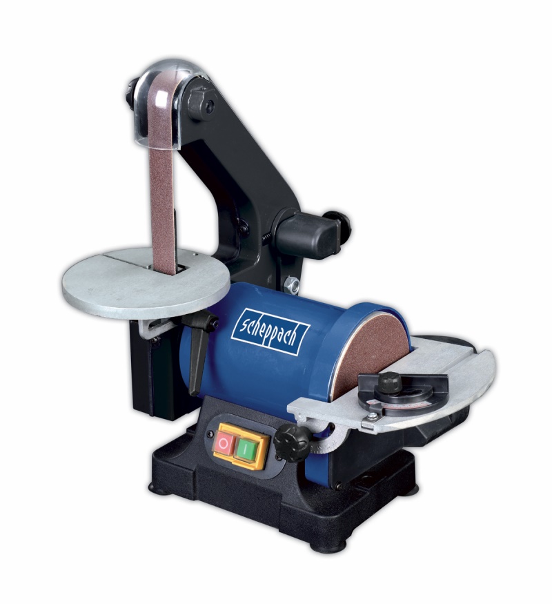 Scheppach BTS 700 - pásová a kotoučová bruska