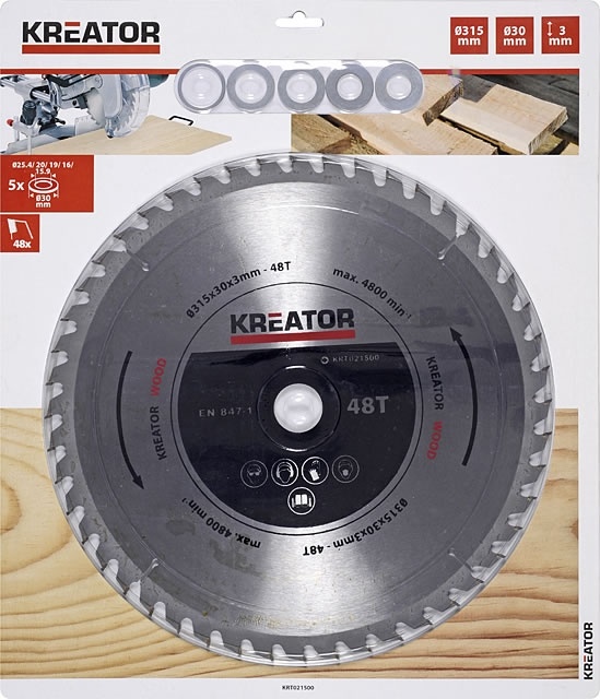 KRT021500 - Pilový kotouč na dřevo 315 mm, 48 Z