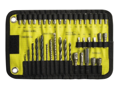 Ryobi RAK 40 RM - 40 ks sada vrtáků a šroubovacích bitů