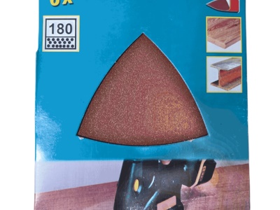 RYOBI Set 6 ks brusných papírů (98 x 139 mm) - korund, zrnitost 180