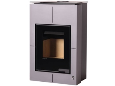 HS Flamingo SAPORO 11 šedá - teplovzdušná krbová kamna