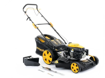 Riwall PRO RPM 5135 - multifunkční travní sekačka 4 v 1 s benzinovým motorem a pojezdem