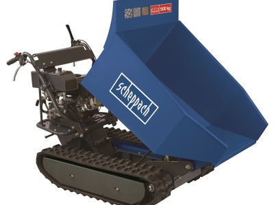 Scheppach DP 5000 - pásový přepravník 500 kg s hydraulickým sklápěním korby