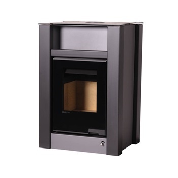 HS Flamingo LEND 11 šedá - teplovzdušná krbová kamna