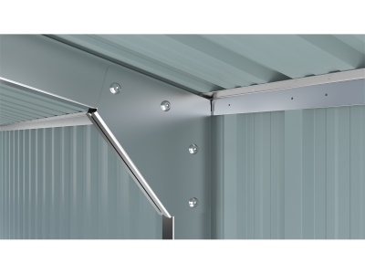 Riwall PRO RMCG 20x13 Anthracite - kovová garáž 3,8 x 6 m se sedlovou střechou Antracit