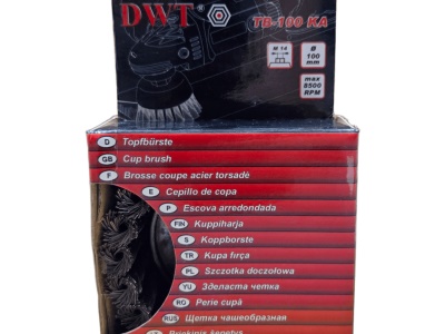 DWT TB-100 KA - hrnkový copánkový kartáč (100 mm)