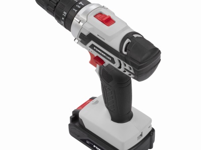 POWC1080 - Aku šroubovák / vrtačka s příklepem 20V LI-ION