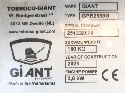 Vibrační deska obousměrná GIANT GPR2553G