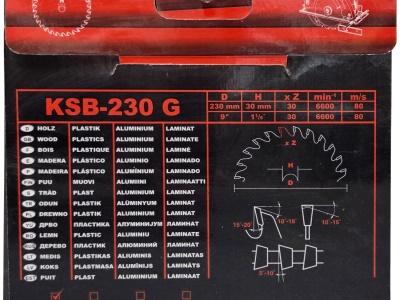 DWT KSB-230 G - pilový kotouč ( 230 x 30 x 2,2 mm, 30 Z )