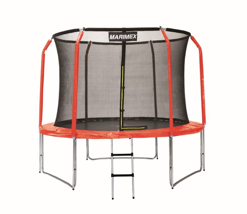 Sada krytu pružin a rukávů na trampolínu 244 cm - červená