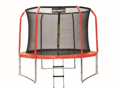 Sada krytu pružin a rukávů na trampolínu 244 cm - červená