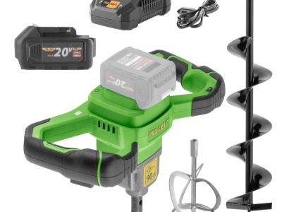 Sada aku zenmí(půdní) vrták Procraft PMA20 + baterie 20/4C a nabíječka 20/2.4a