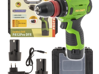Aku vrtací šroubovák Procraft PA12Pro DFR-2b-c
