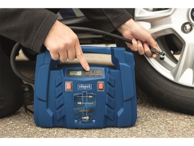 Scheppach Air Force 5 - bezolejový mobilní kompresor 8 bar na 12 V/230 V