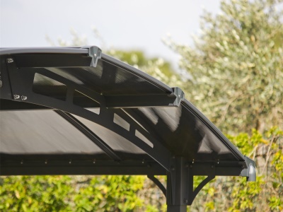 Palram - Canopia Arcadia 6400 - hliníkový (montovaný) přístřešek s obloukovou střechou