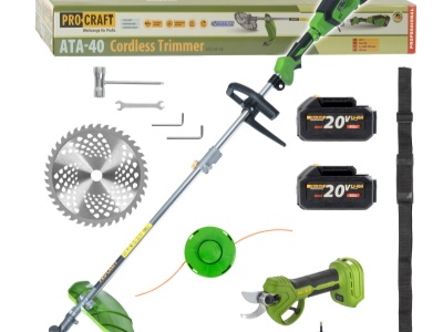 Aku křovinořez a aku nůžky SATA-40/ES30Libb