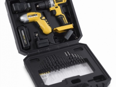 POWX00592 -  Aku šroubovák / vrtačka 14,4V LI-ION  plus  79ks příslušenství