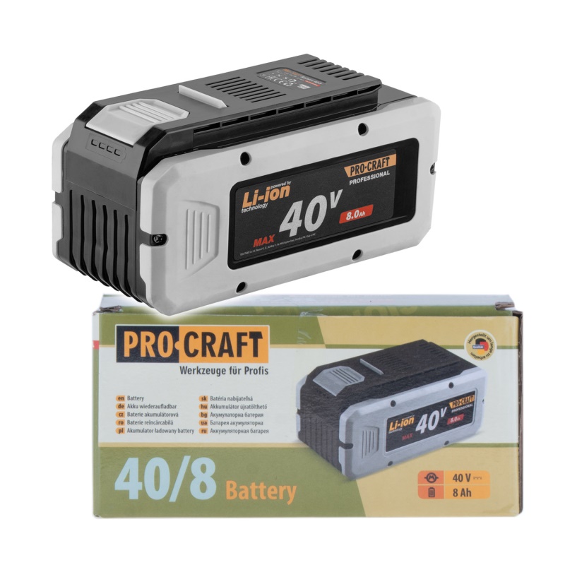 Baterie akumulátorová 40V Li-ion, 8000mAh Procraft 40/8