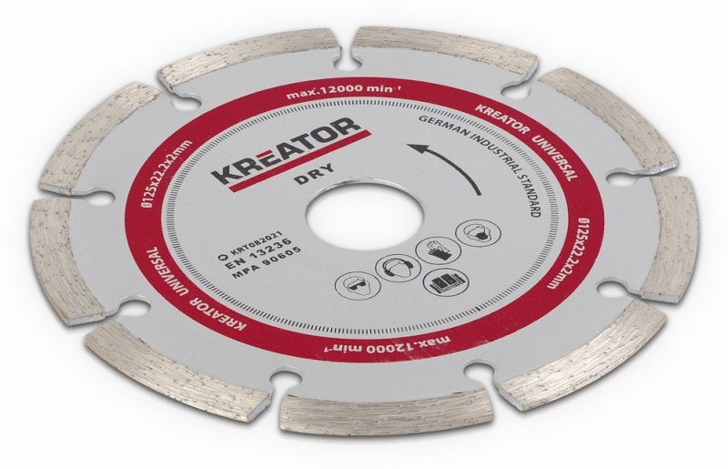 KRT082021 - Diamantový kotouč 125mm DRY