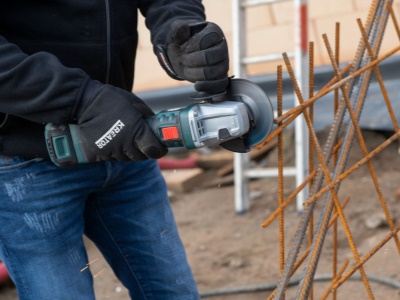 POWPB20200 - Aku úhlová bruska 20V 125mm bezuhlíková (bez AKU)