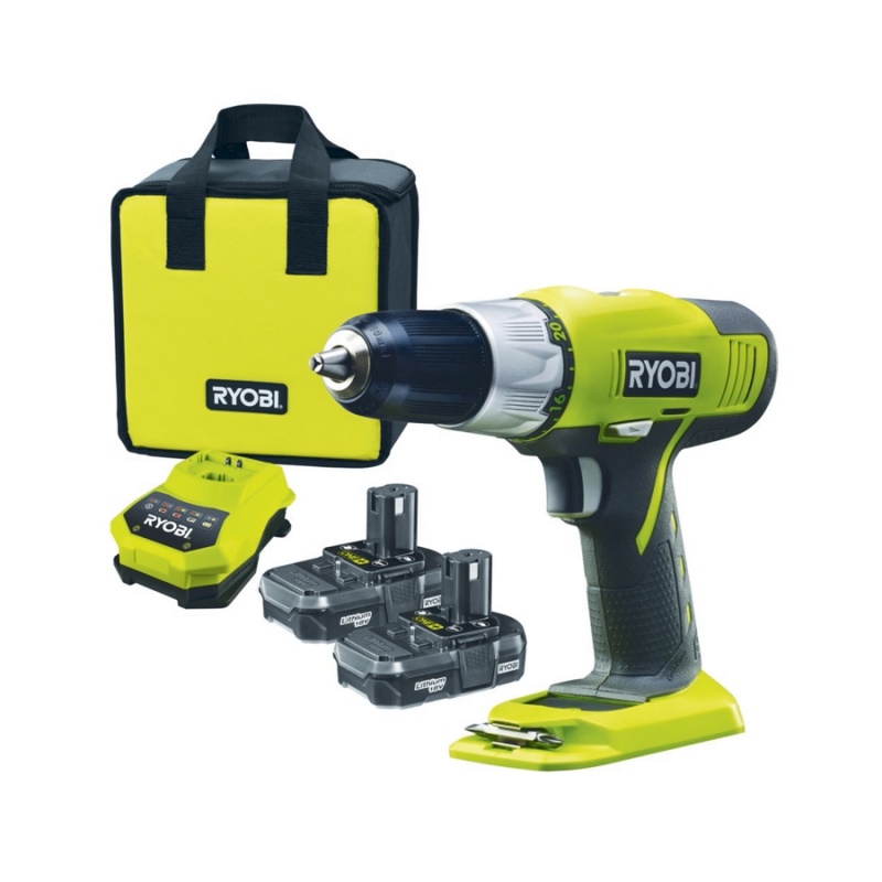 Aku vrtačka/šroubovák RYOBI R18 DDP L13S