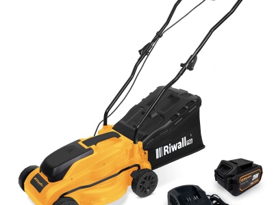 Riwall PRO RALM 3320i SET - aku travní sekačka 20 V + 1x 4Ah baterie + nabíječka 2,4 A