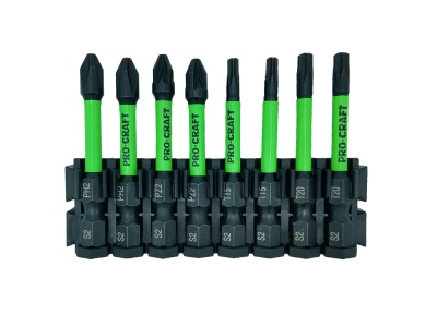 Aku rázový utahovák Procraft PS22bb + sada bitů IBS-41 + baterie a nabíječka