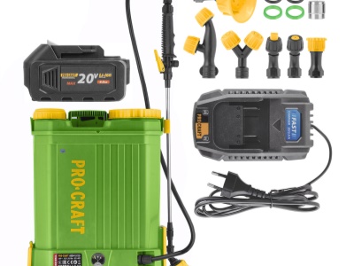 Sada aku postřikovač Procraft AS20-12 sada s baterií 20V 4Ah a nabiječkou