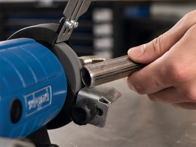 Scheppach HG 35 - dvoukotoučová bruska/leštička se systémem Flexidrive