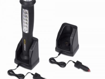 POWLI422 - LED ruční svítilna (baterka) 3W  plus  6W pogumovaná