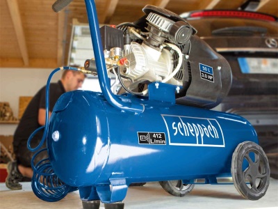 Scheppach HC 52 dc - dvoupístový olejový kompresor 50 l