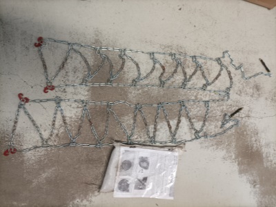 Sněžná fréza Dakr SF70 + sněžné řetězy