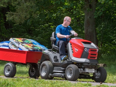 Sklopný vozík NT - 4 červený