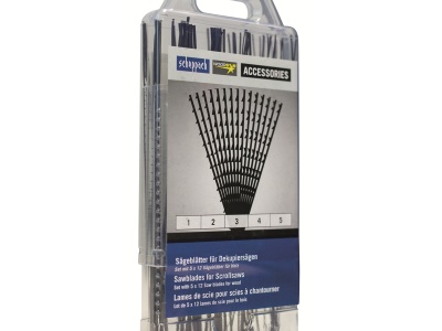 Scheppach Univerzální 60 dílná sada pro lupínkové pily  ( 5 x 12 ks )