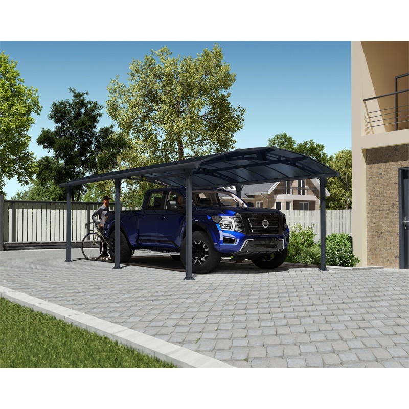 Palram - Canopia Arcadia 6400 - hliníkový (montovaný) přístřešek s obloukovou střechou