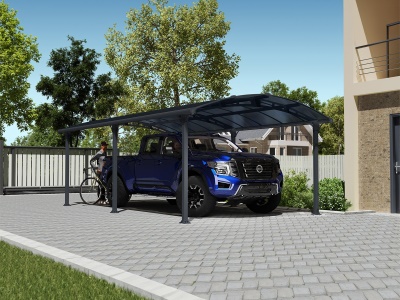 Palram - Canopia Arcadia 6400 - hliníkový (montovaný) přístřešek s obloukovou střechou