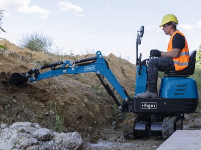 Scheppach EXC 815 - mikrobagr 0,7 t