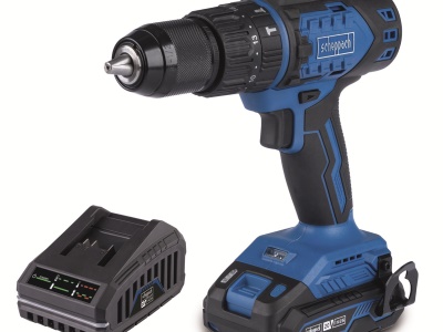 Scheppach BC-CD60-X-SET S - 20 V IXES aku příklepový vrtací šroubovák + 2Ah baterie + nabíječka 2,4 A