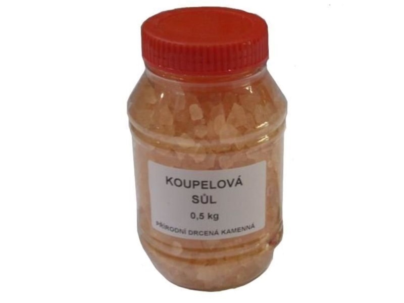 Sůl drcená v dóze 0,5 kg - orange