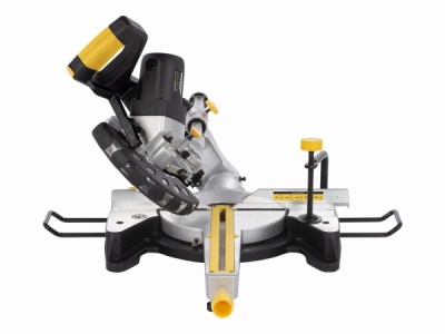 POWX07560S - Pokosová pila s potahem a oboustranným náklonem 1 500W / 210mm