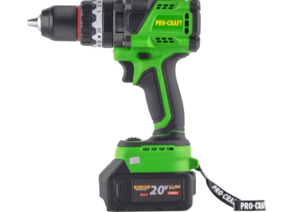 Aku vrtací šroubovák Procraft PA18ProBL-1B-C