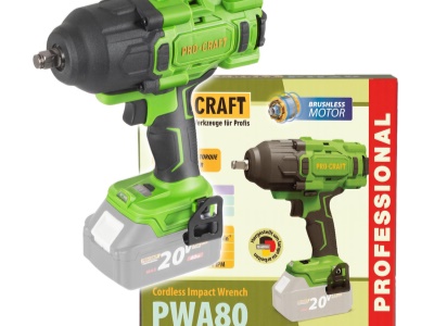 Aku rázový utahovák Procraft PWA80 (bez baterie a nabíječky)