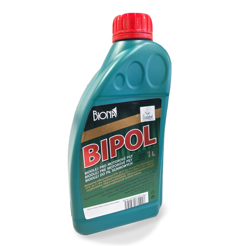 Biona BIPOL - biologicky odbouratelný olej 1 l na mazání lišt a řetězů motorových pil