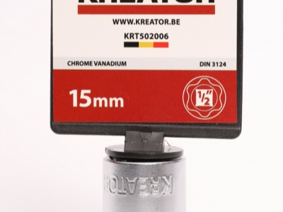 KRT502006 - 1/2" Nástrčná hlavice (ořech) 15mm