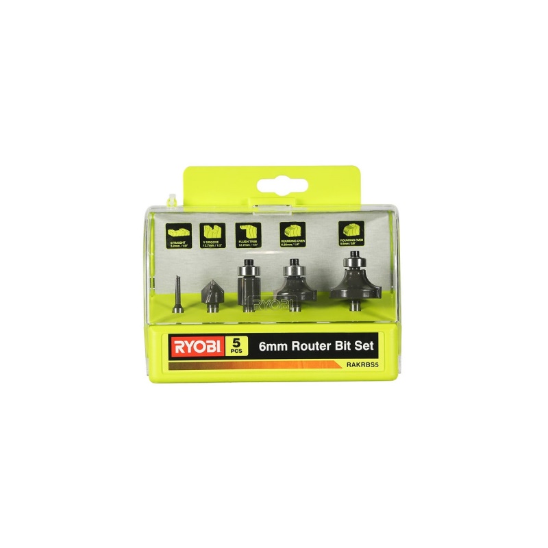 Ryobi RAKRBS5 - 5 ks sada fréz