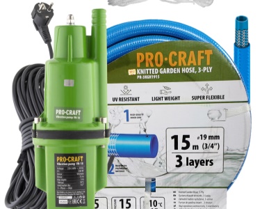 Vibrační čerpadlo Procraft VN-18 sada s hadicí 3/4"