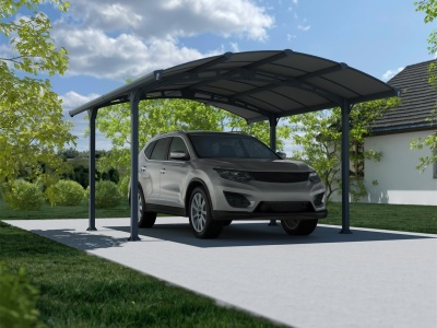 Palram - Canopia Arcadia 4300 - hliníkový (montovaný) přístřešek s obloukovou střechou