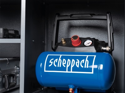 Scheppach HC 06 - kompaktní bezolejový kompresor 6 L / 8 bar